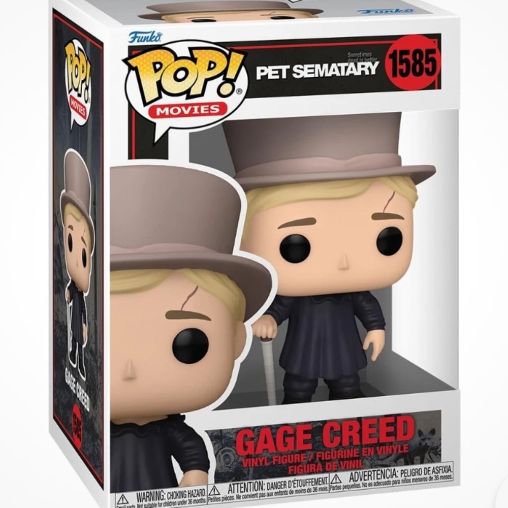 Funko Pop! Pet Sematary Gage Creed in Black and Gray